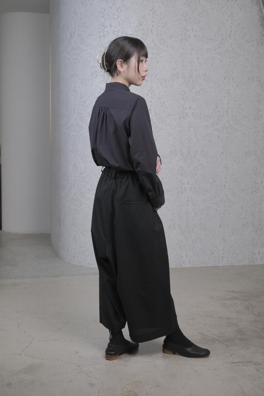 atelier naruse / FORMAL ガウチョパンツ ブラック 2025