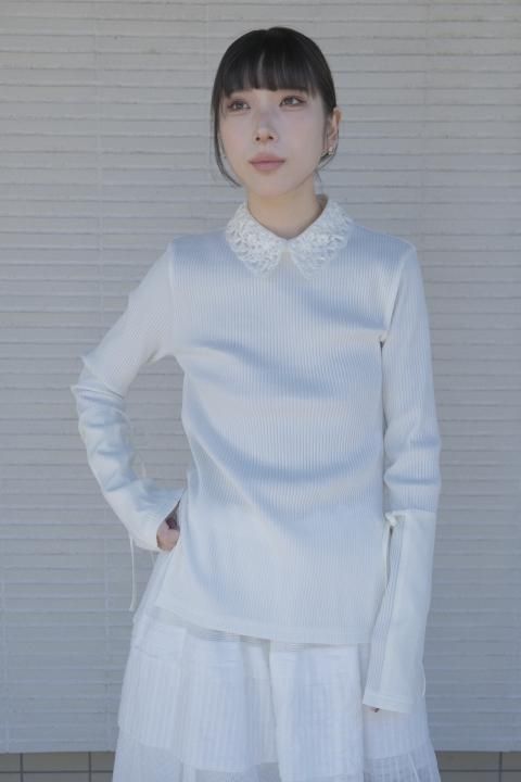 mintdesigns SPARKLE SWEAT 白スウェット cabinet ONLINE STORE