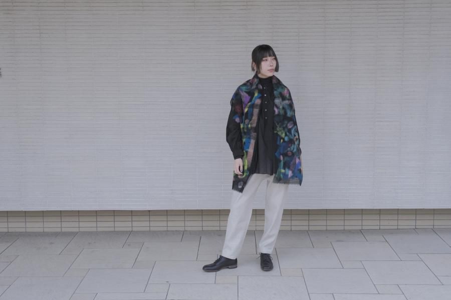 evam eva｜リネンコットンタックパンツ - c a b i n e t