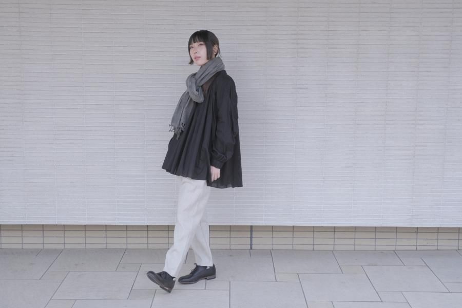 evam eva｜リネンコットンタックパンツ - c a b i n e t