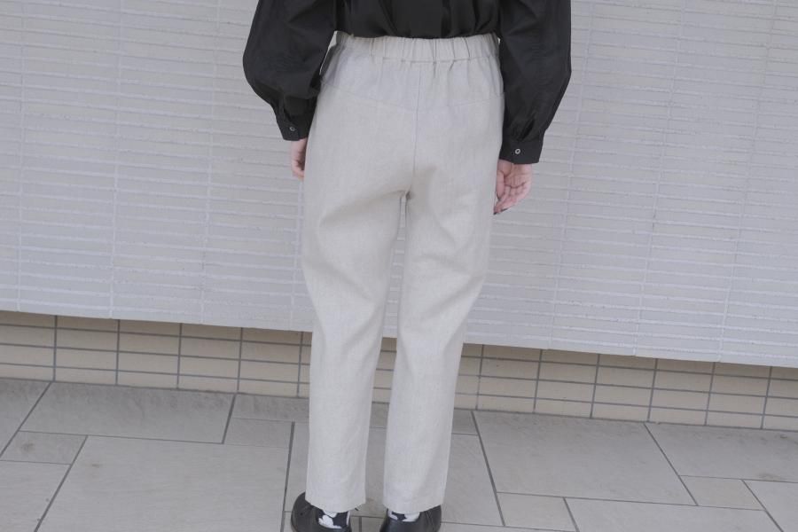 e203t077) / evam eva(エヴァムエヴァ) / flannel cotton tuck