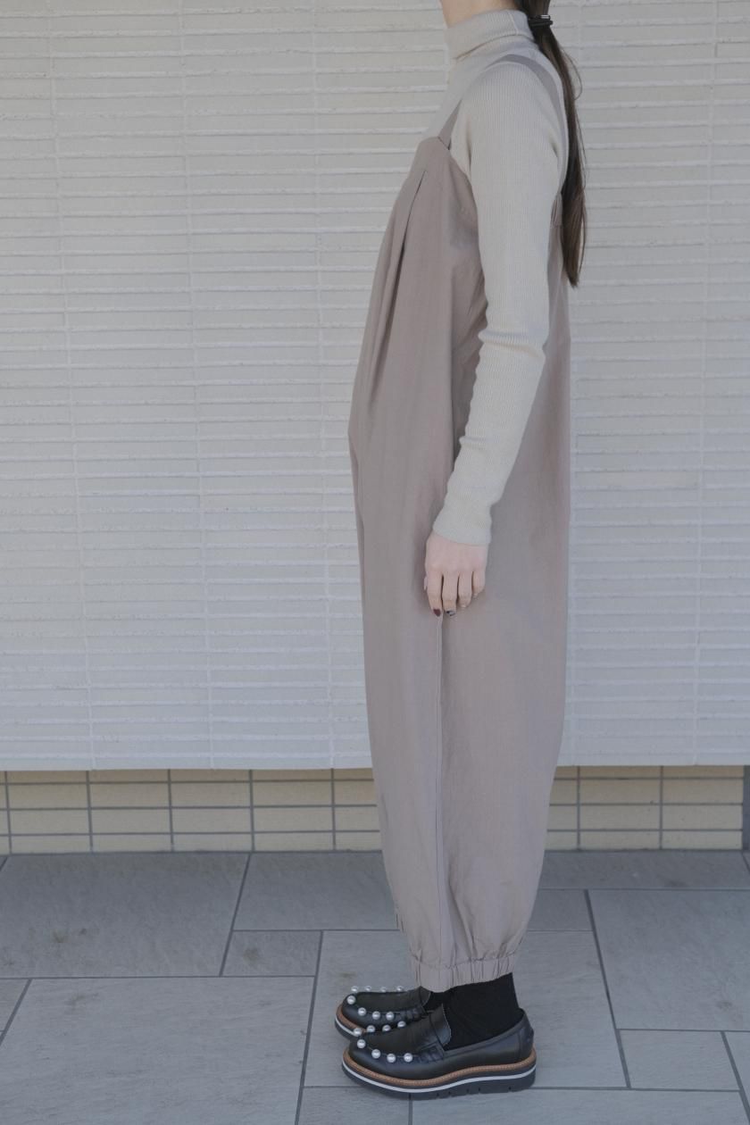 miiThaai コットンのサロペット　ミーターイー　evam eva evam eva｜cotton salopette｜ladies',bottoms