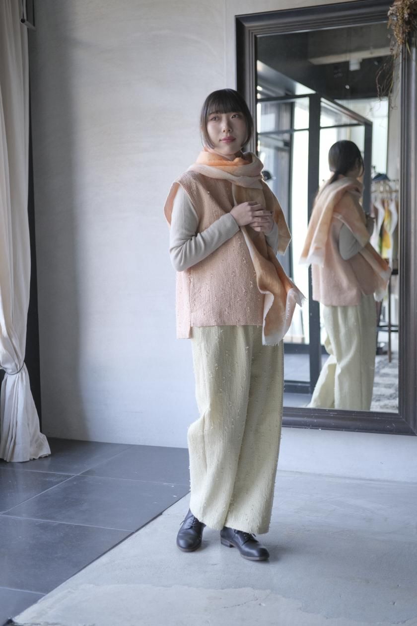 qiri | sashiko jacquard パンツ - c a b i n e t O N L I N E S T O R E