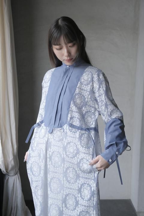 mintdesigns / FROST FLOWER SHIRT DRES