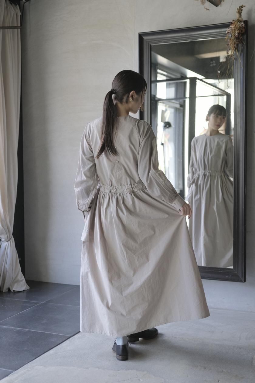 美品　コズミックワンダー　ケープリネンドレス　ロングワンピース COSMIC WONDER | 農作業用オーガニックドレス - c a b i n e t