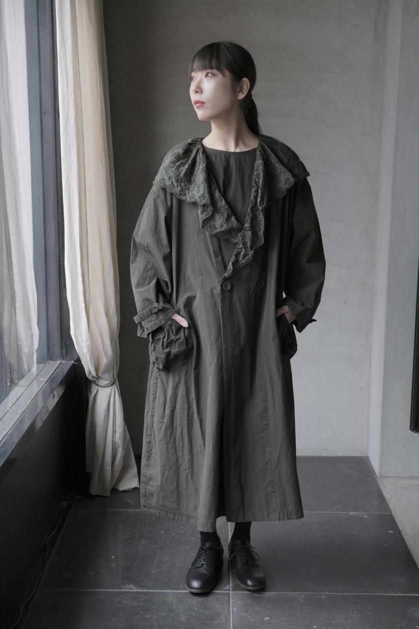 GASA＊ | 雲の海 スタンドカラーハーフコート - c a b i n e t