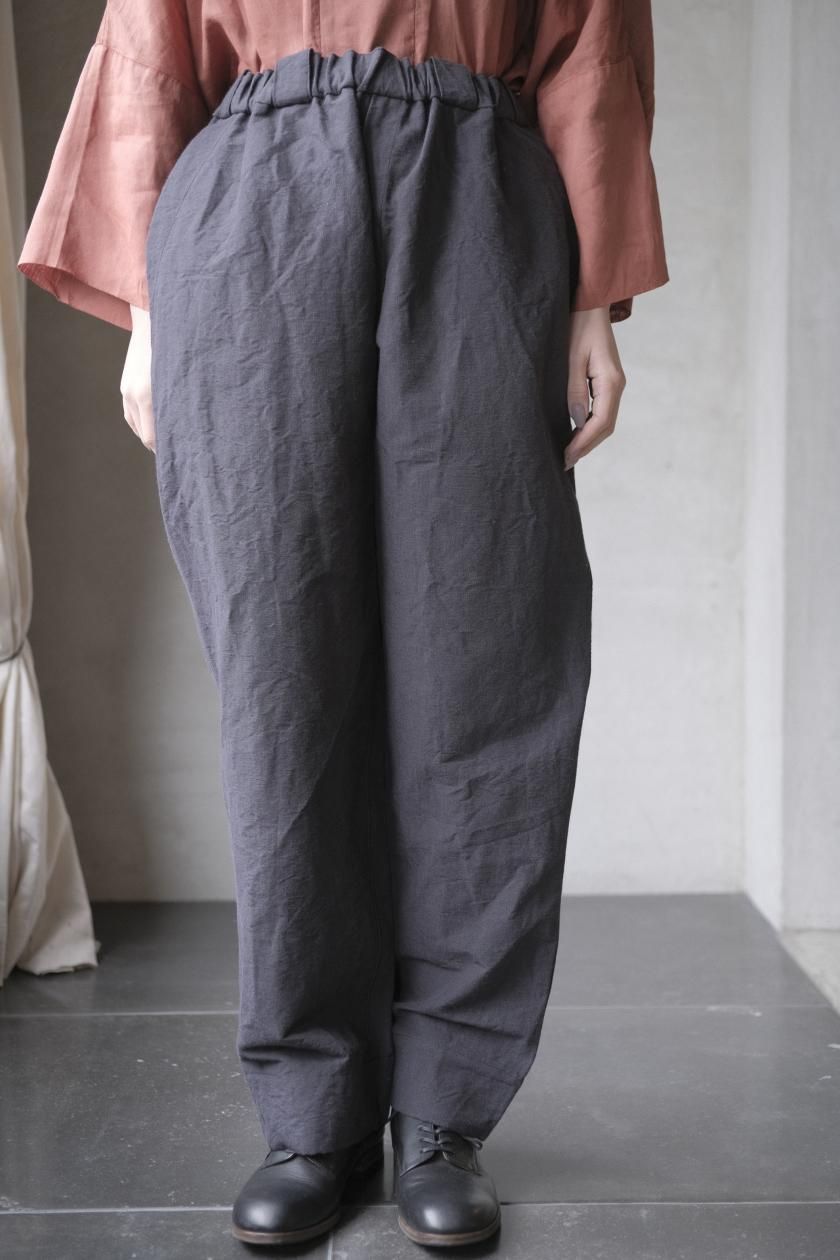 MITTAN | 麻綿高密度ロングパンツ - c a b i n e t O N L I N E S T O R E