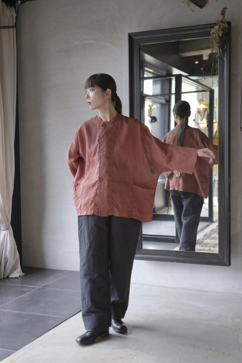 MITTAN | 麻綿高密度ロングパンツ - c a b i n e t O N L I N E