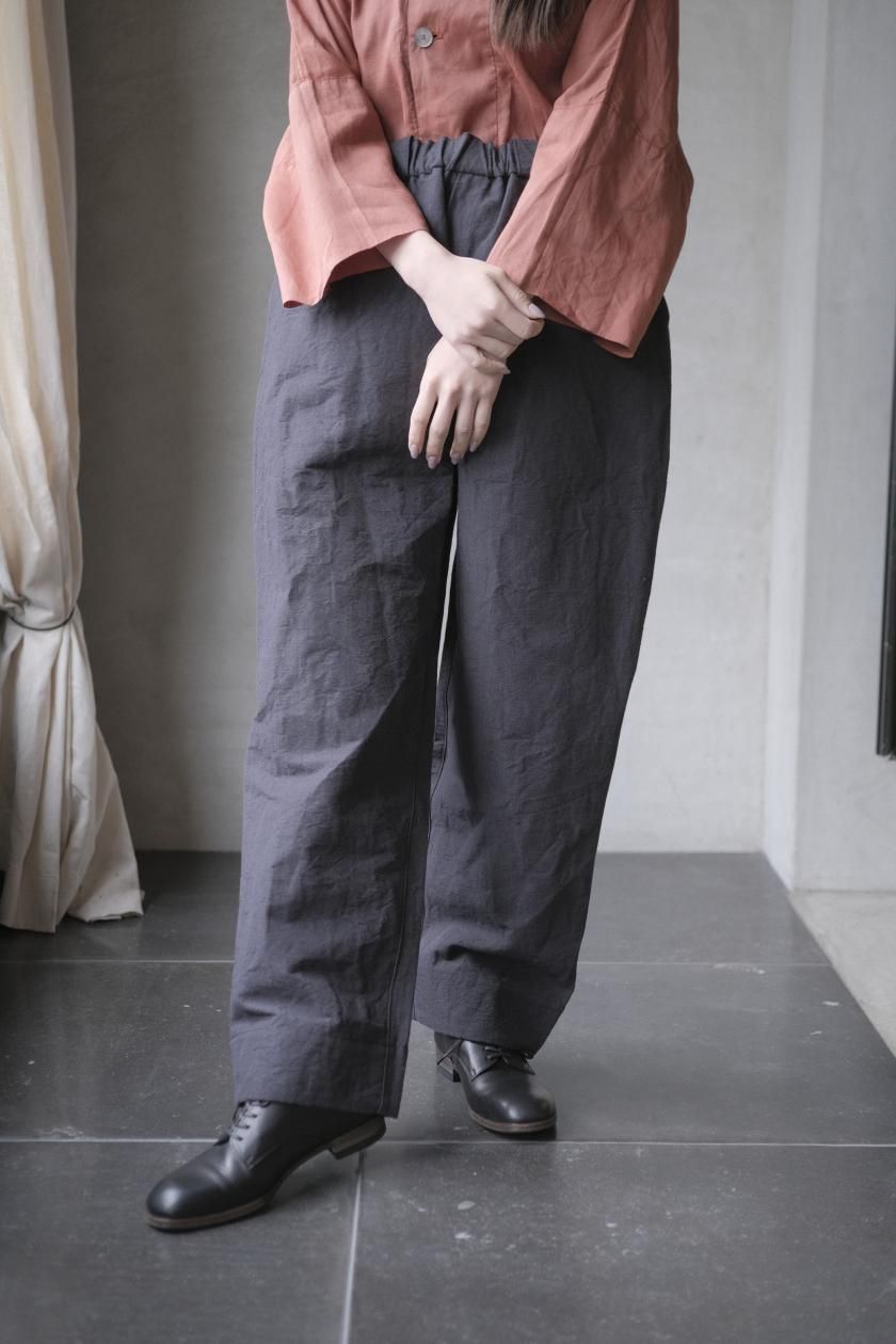mittan 麻　パンツ　サイズ2 経年変化を楽しめる方へ、MITTANの亜麻苧麻パンツを。 | andPheb