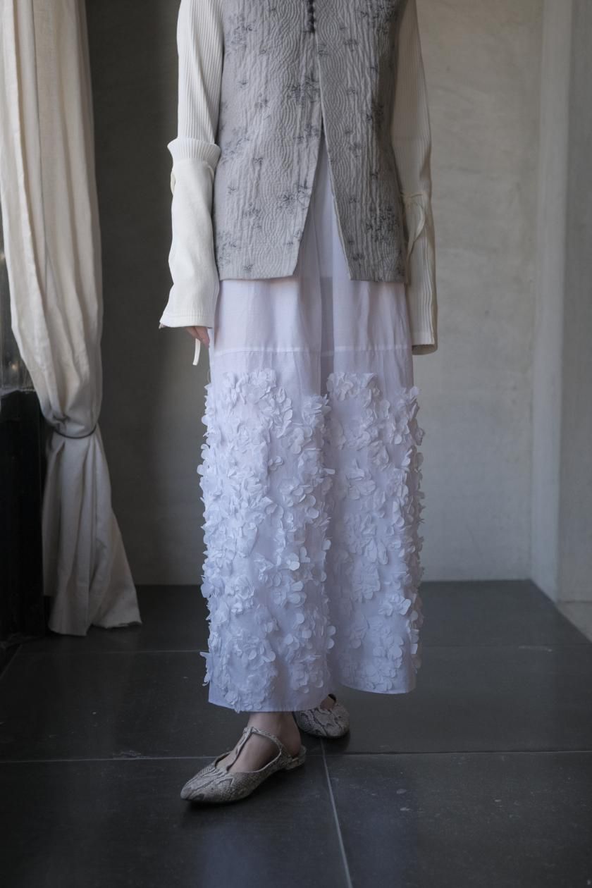 パンツ　TOWAVASE TOWAVASE : Frais linen pants / multi