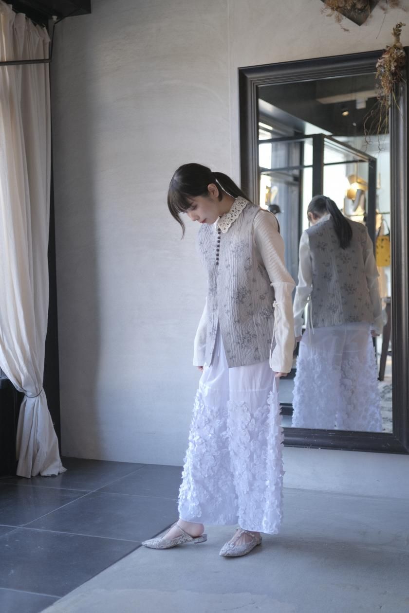 パンツ　TOWAVASE TOWAVASE : Frais linen pants / multi