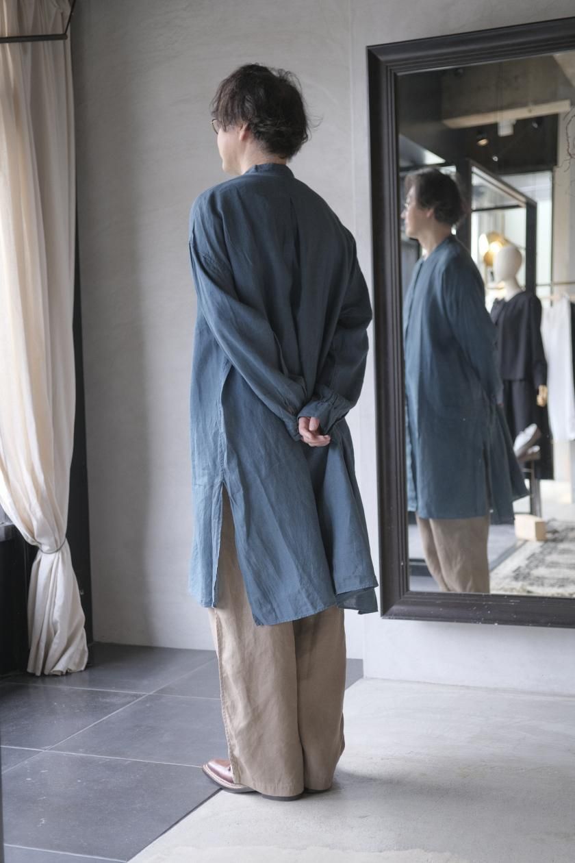 MITTAN｜やわらか大麻ロングシャツ - c a b i n e t O N L I N E S T O R E