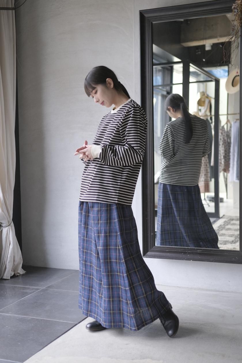 atelier naruse アトリエナルセ コットン ボーダー 半袖