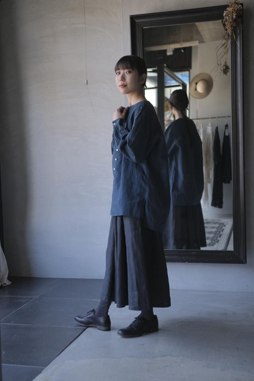 MITTAN | 大麻スカート | 墨黒 - c a b i n e t O N L I N E S T O R E