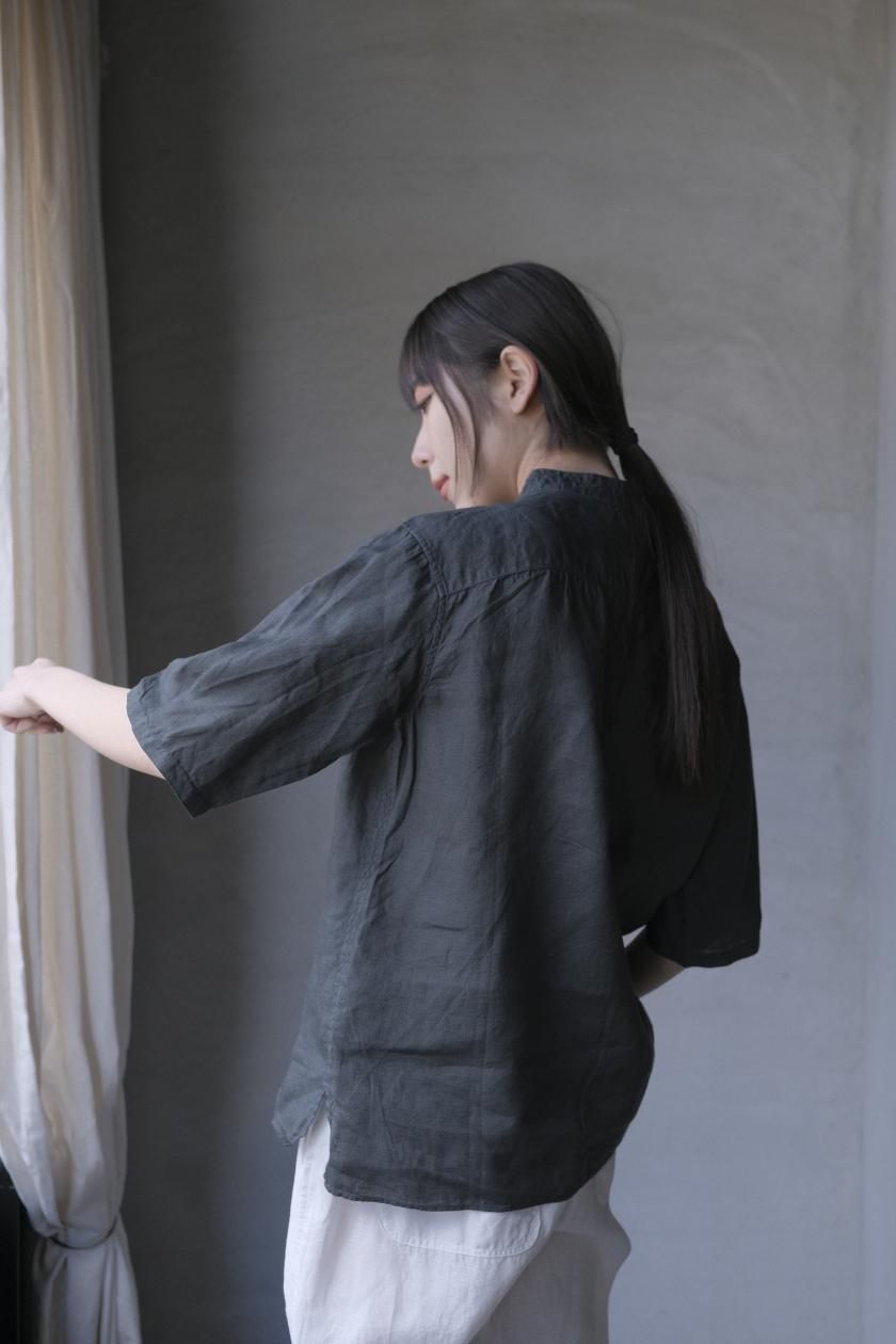 MITTAN | 半袖大麻シャツ - c a b i n e t O N L I N E S T O R E