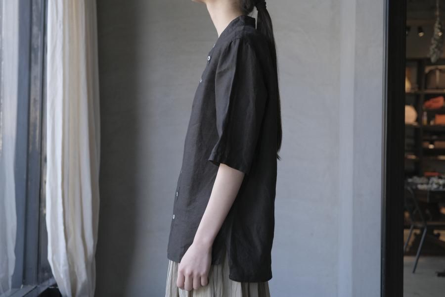 mittan 大麻半袖シャツ MITTAN ミッタン 「【別注】 半袖大麻シャツ 2（草木濃染）SH