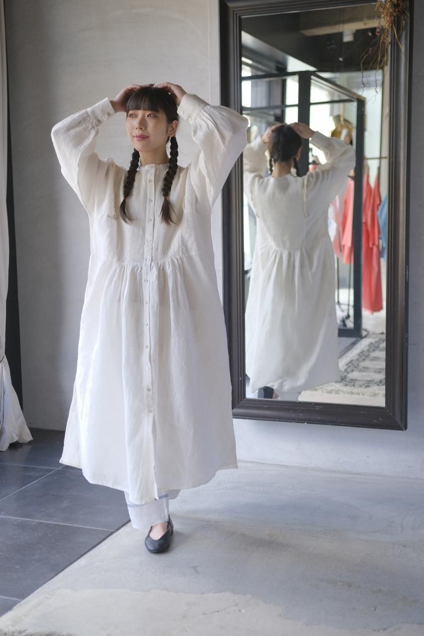 bunon ブノン　ワンピース BUNON ブノン : 2005 Back Button Dress バックボタンワンピース