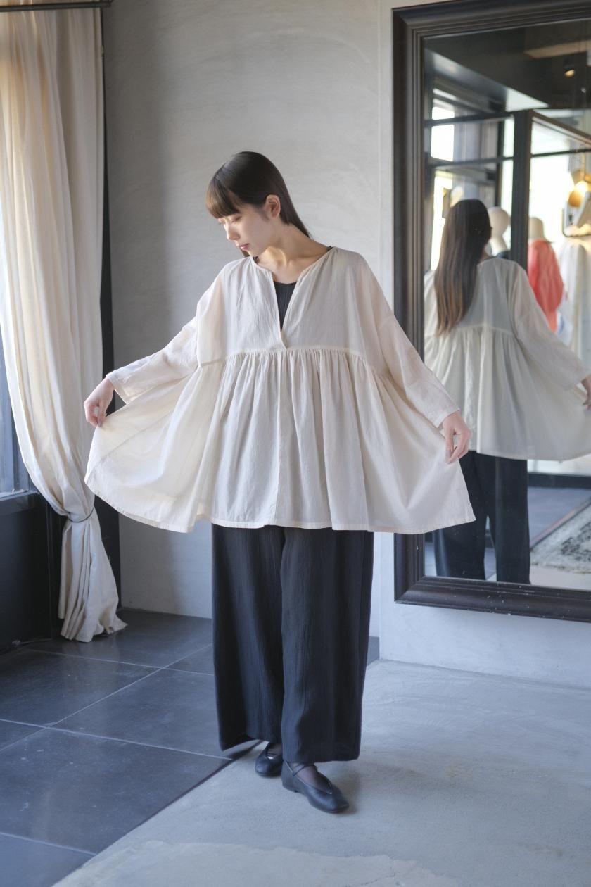 evam eva | ボタニカルダイプルオーバー - c a b i n e t O N L I N E