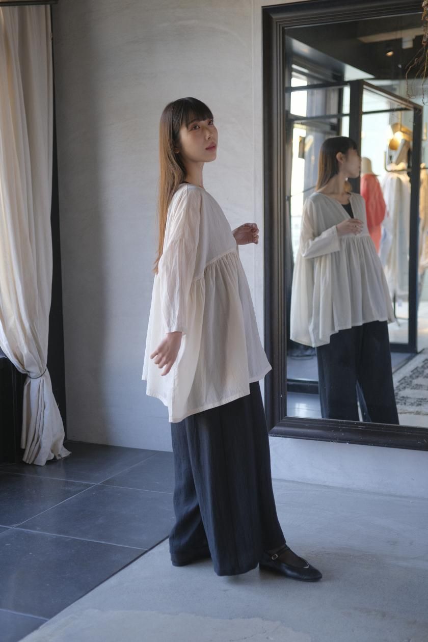 evam eva | ボタニカルダイプルオーバー - c a b i n e t O N L I N E