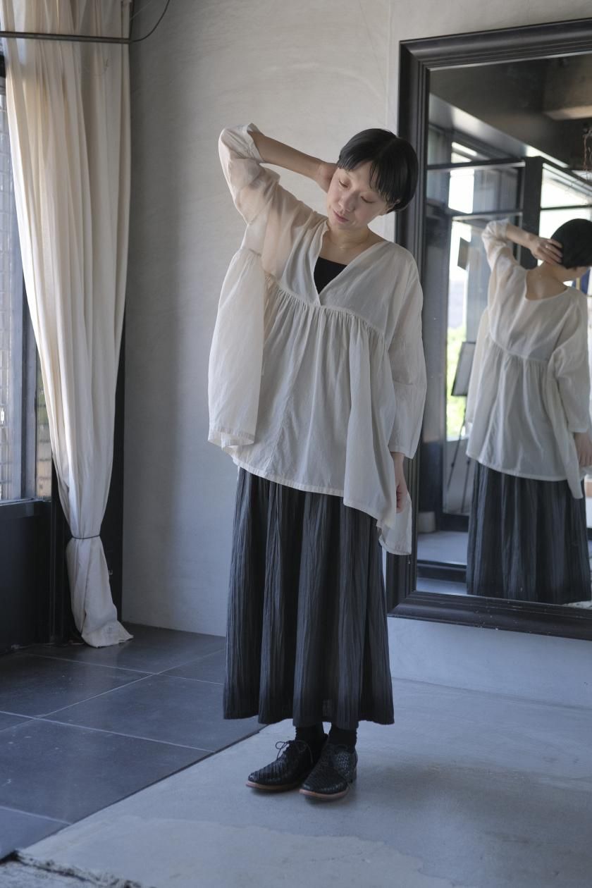 evam eva | ボタニカルダイプルオーバー - c a b i n e t O N L I N E