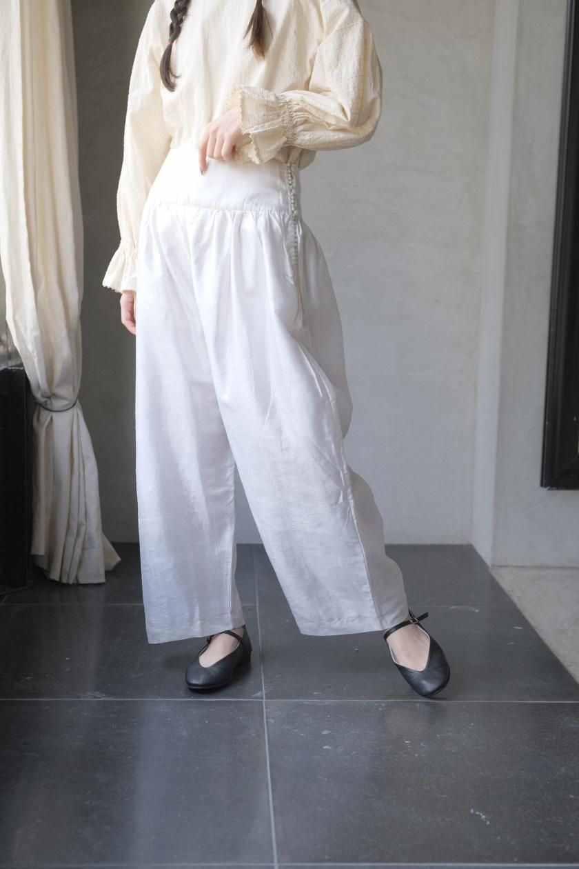 【美品】BUNON Wide Belt Pants　Msize BUNON | ワイドベルトパンツ - c a b i n e t O N L I N E S T O R E