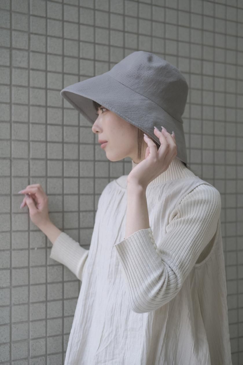 evam eva｜リネンシルクハット - c a b i n e t O N L I N E