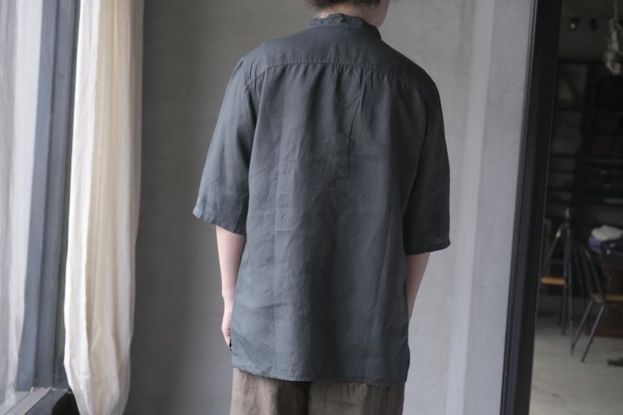 MITTAN | 半袖大麻シャツ - c a b i n e t O N L I N E S T O R E