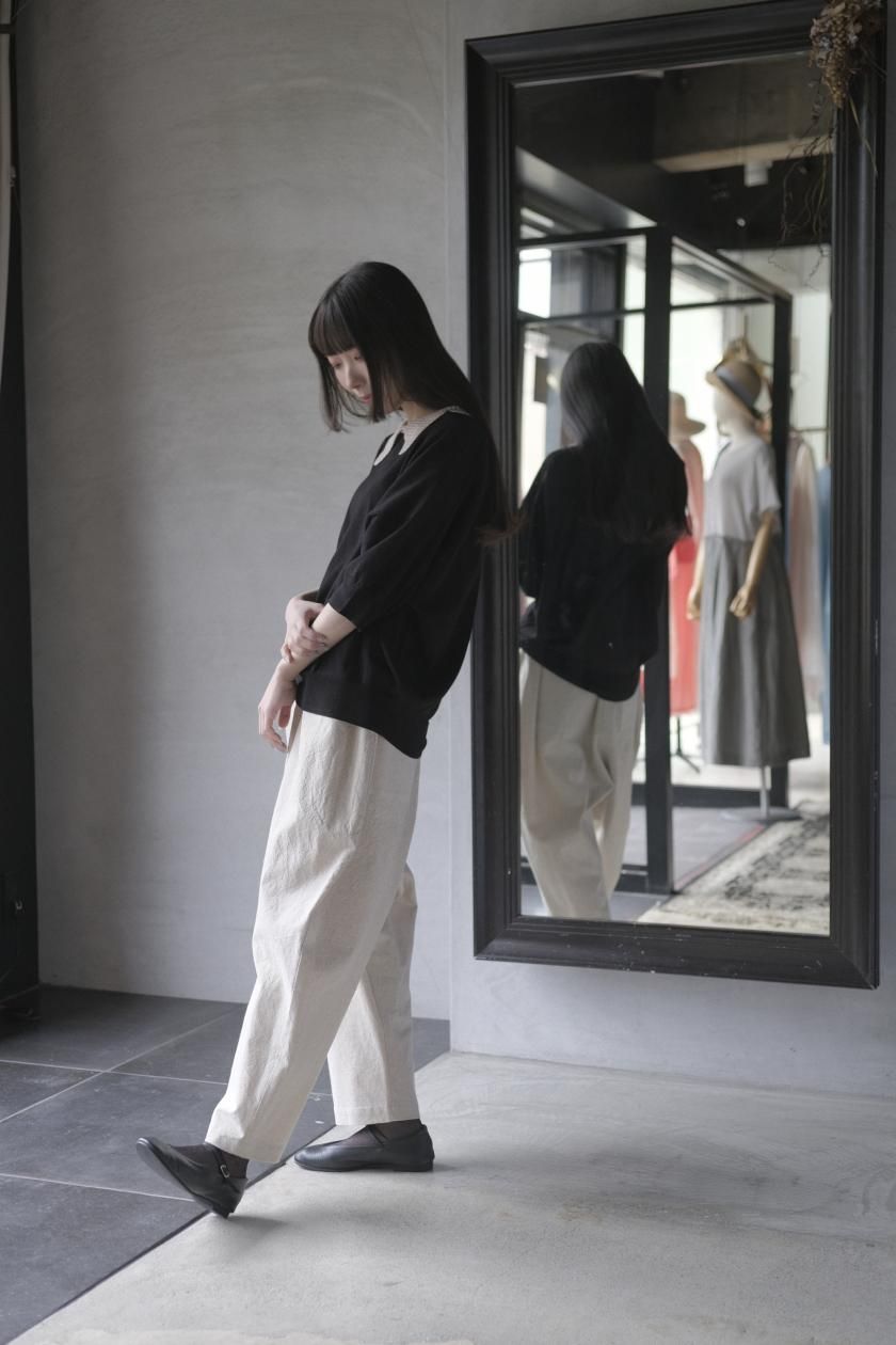 atelier naruse | コットン クロシェカラー ニット atelier naruse | コットン クロシェカラー ニット