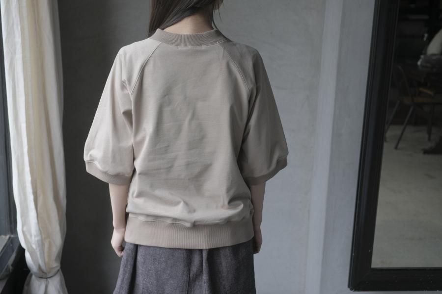 atelier naruse | コットンリネン マルチストライプ スモック