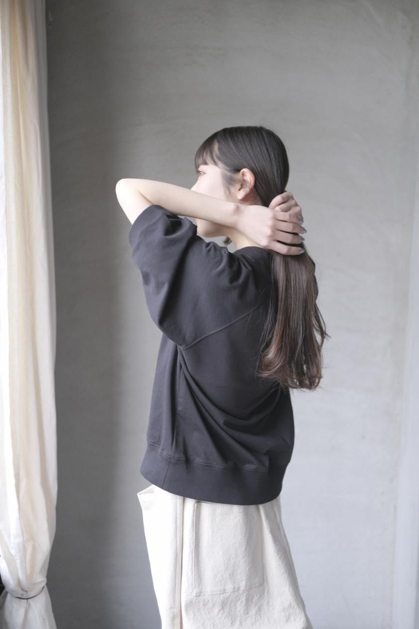 atelier naruse | コットンリネン マルチストライプ スモック atelier naruse | コットンリネン マルチストライプ スモック