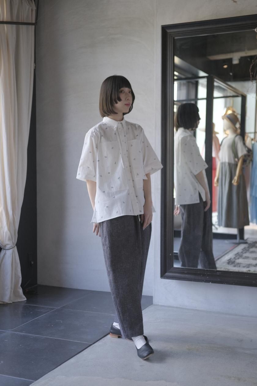 人気新品 | ASEEDONCLOUD shokuonshitsu t e n i b a c - workshirt シャツ/ブラウス(長袖/七分)