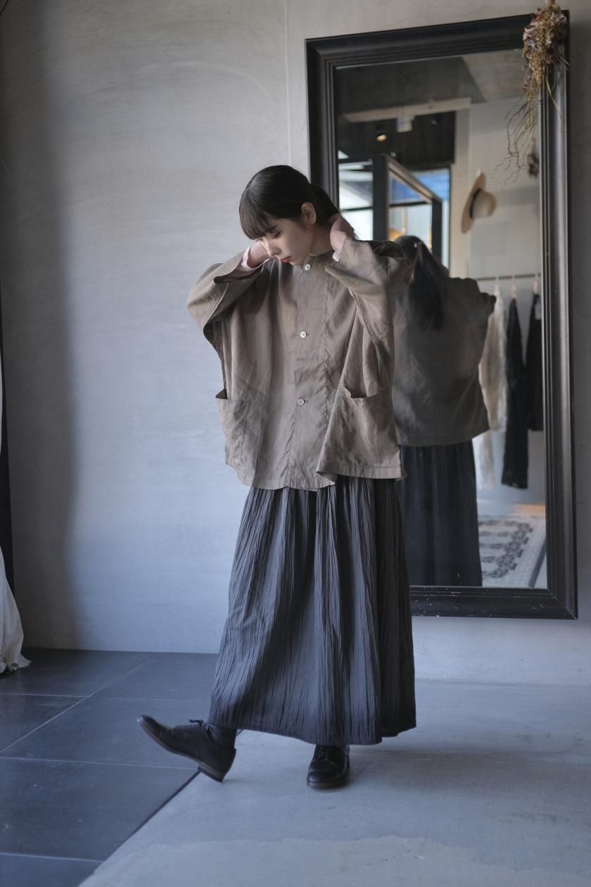 evameva (エヴァムエヴァ) linen skirt / リネンスカート
