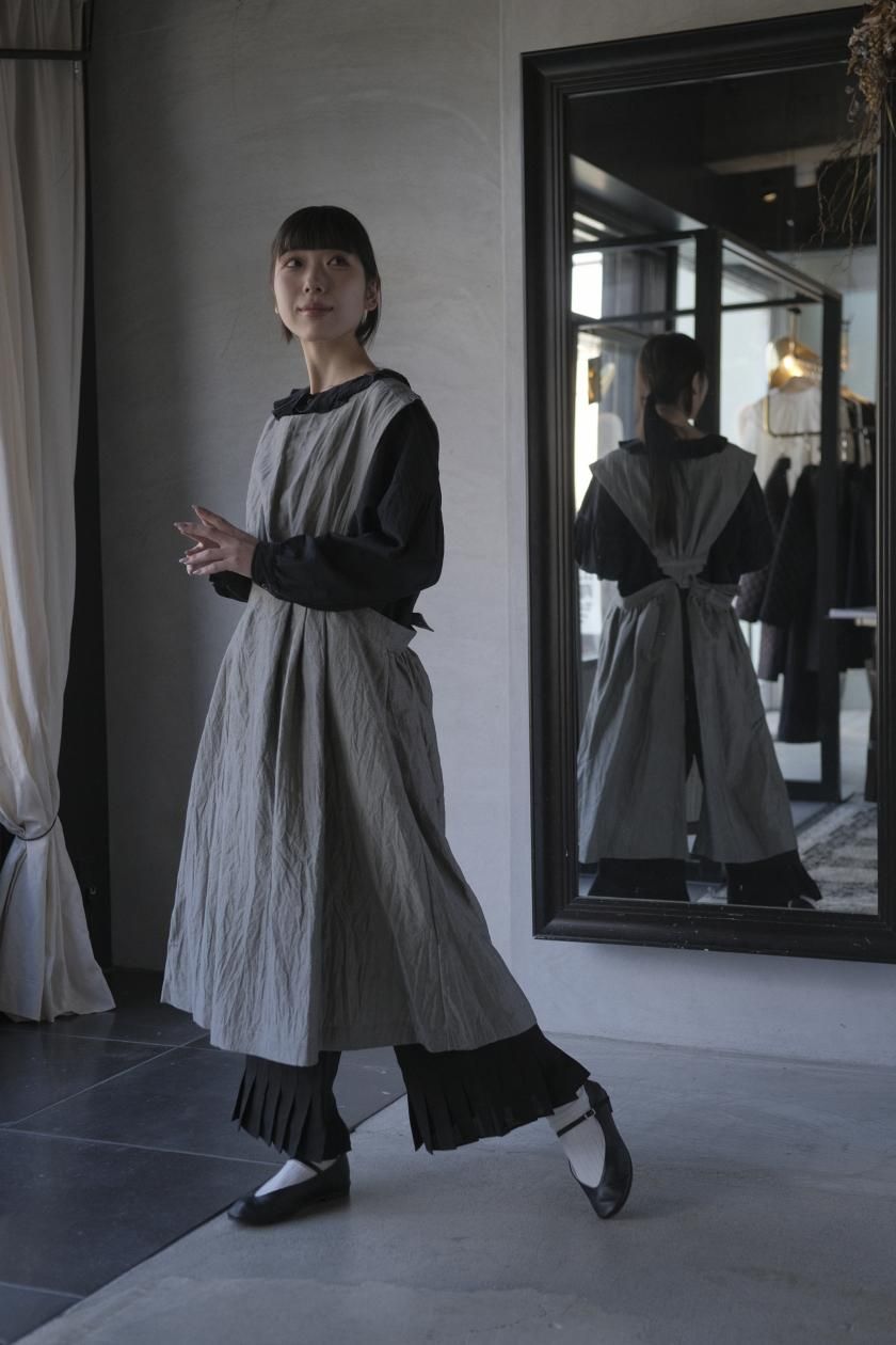 susuri フルッターパンツ リネン黒 サイズ1 定価2.5万】susuri フルッターパンツ FLUTTER PANTS