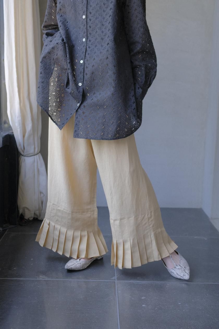 【定価2.5万】　susuri フルッターパンツ　FLUTTER PANTS 定価2.5万】 susuri フルッターパンツ FLUTTER PANTS