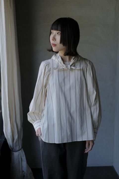 ASEEDONCL&#214;UD / Zephyros scarf tunic (stripe)