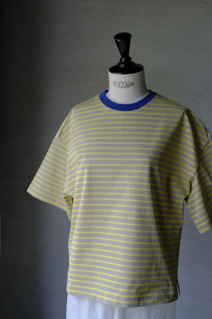 atelier naruse | コットンボーダーカットソー - c a b i n e t