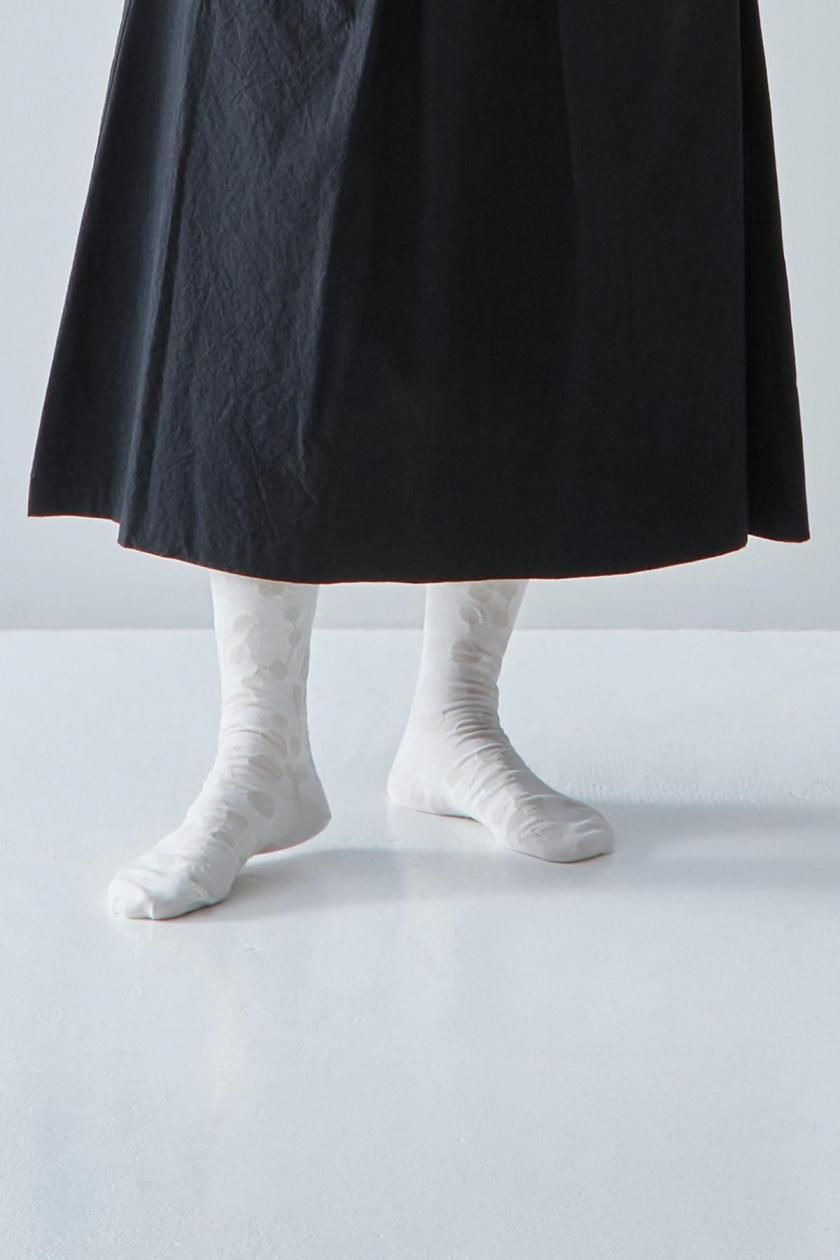 ととはちこatelier naruse 靴下 3足セット linen cotton stockinette high socks - atelier naruse｜Online