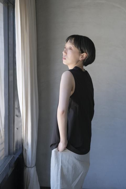 &#352;P / 100/2 COTTON BROAD / NO SLEEVE SHIRTBLACK