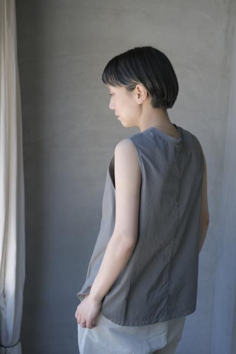 &#352;P / 100/2 COTTON BROAD / NO SLEEVE SHIRTDIM TURQUOISE