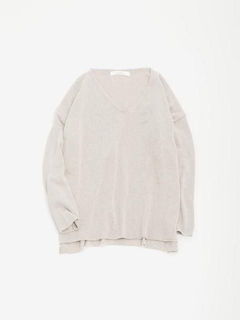 <img class='new_mark_img1' src='https://img.shop-pro.jp/img/new/icons14.gif' style='border:none;display:inline;margin:0px;padding:0px;width:auto;' />evam eva / ramie cotton v neck pulloverʥ١