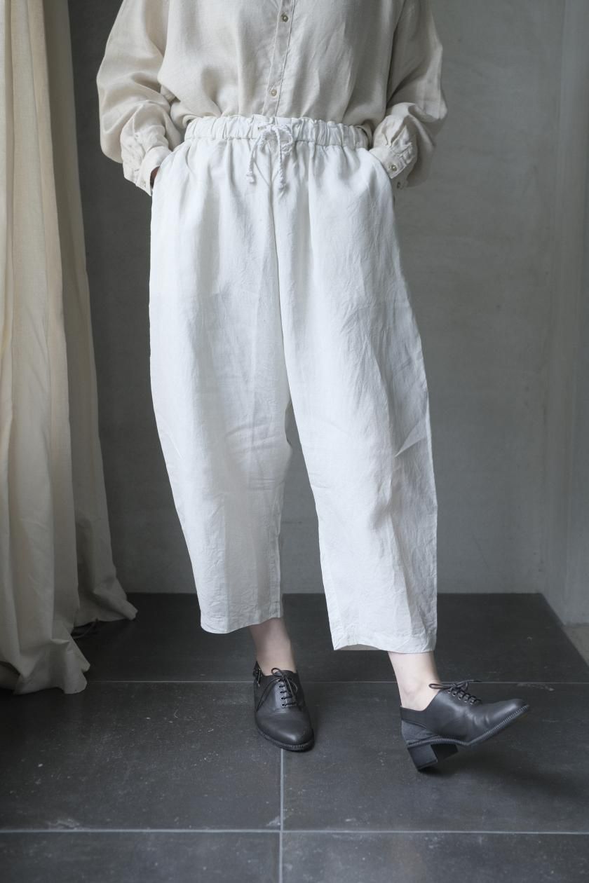美品★MITTAN ミッタン★大麻パンツ　白 MITTAN ミッタン 「大麻ロングパンツ 厚 PT-109」－WEEKENDER SHOP