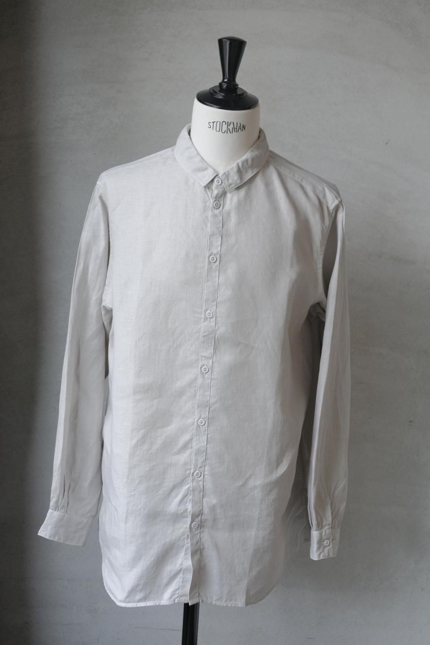 MITTAN 大麻シャツ大 | 薄灰色 - c a b i n e t O N L I N E