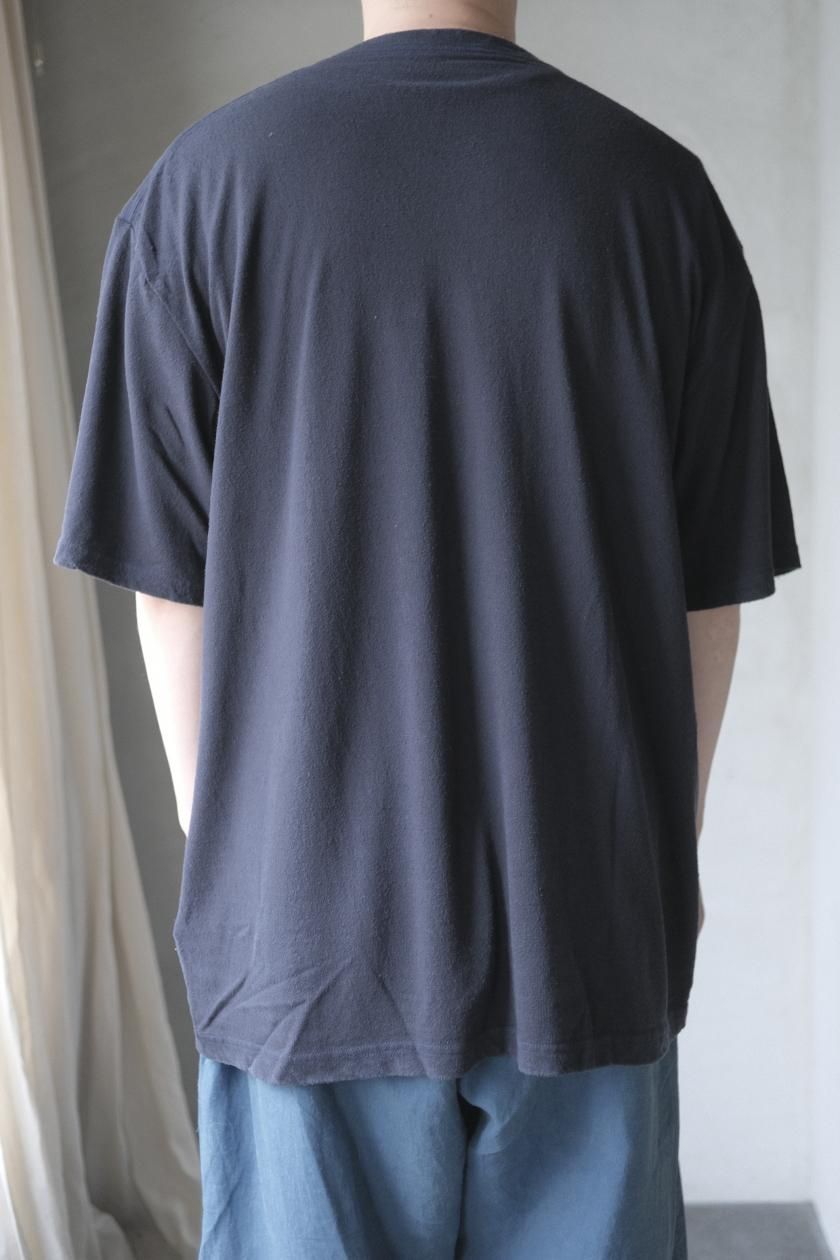 MITTAN 強撚絹紬糸Tシャツ T-12 濃紺　サイズ3 MITTAN T-10 強撚絹紬糸ワイド長袖 濃紺 送料無料