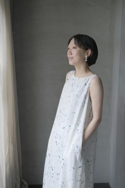 evam eva / printed sleeveless one-piece