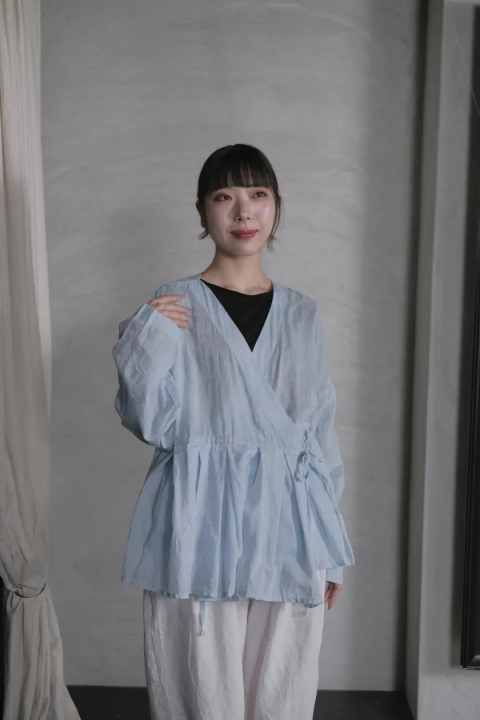 GUPTIHA / Rabari shirt (L.Blue)