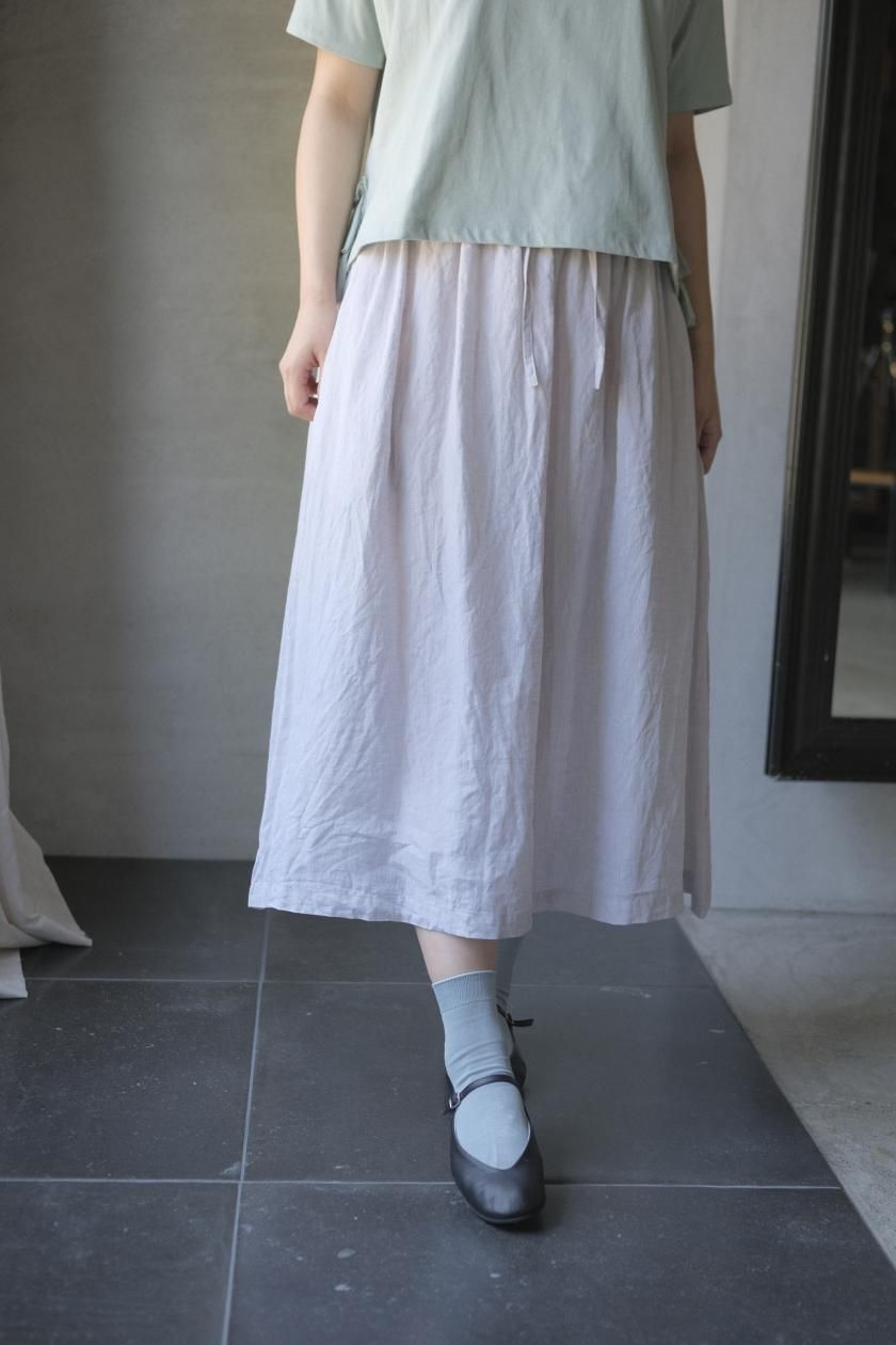 atelier naruse アトリエナルセ　コットンギャザースカート atelier naruse アトリエナルセ ウール ポンチ ギャザー