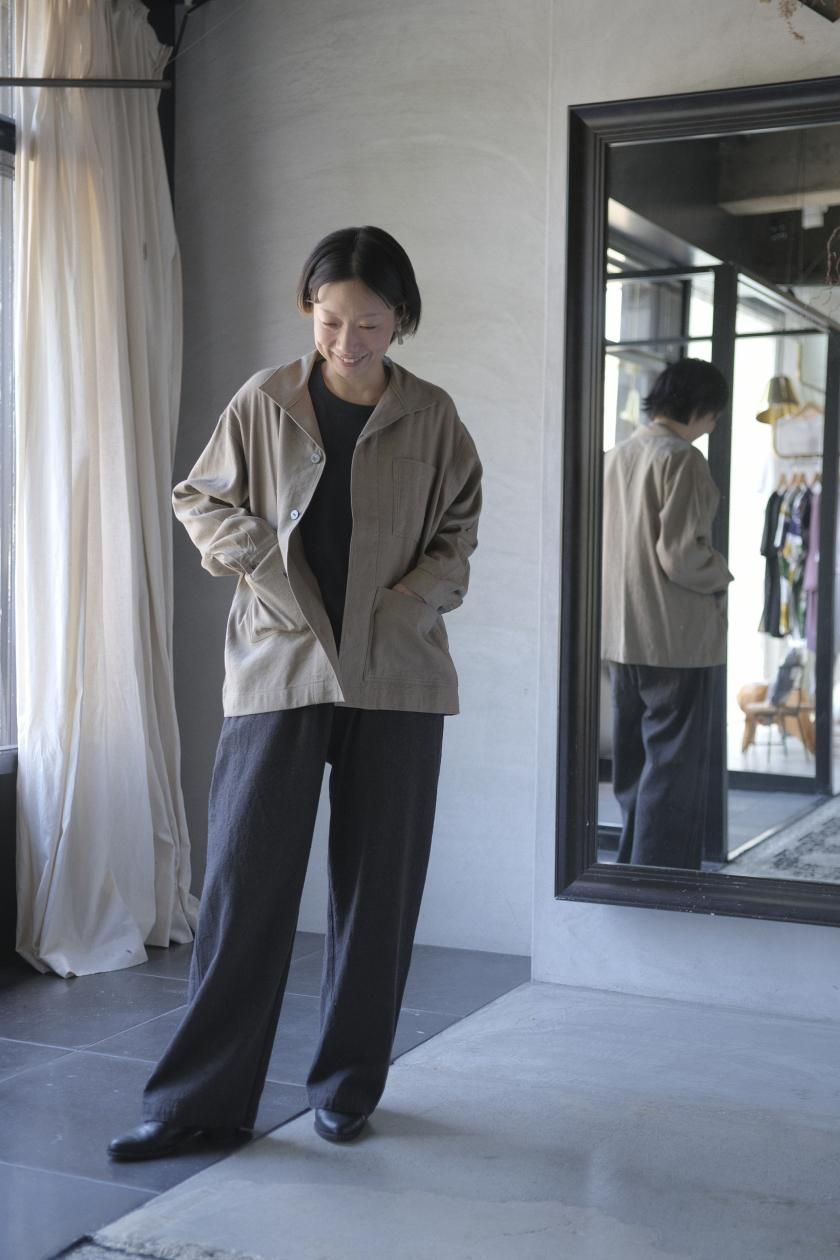 mts美品ErmenegildZegna soft』3Bシルク麻ジャケット MITTAN | 綿絹麻ジャカードジャケット - c a b i n e t