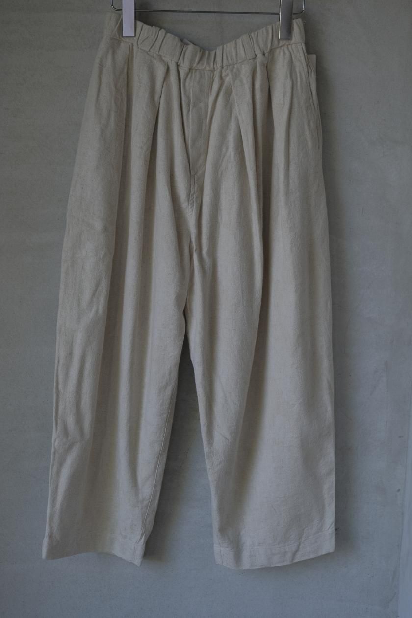 MITTAN | 綿絹麻ジャカードパンツ - c a b i n e t O N L I N E