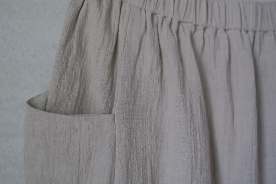 evam eva リネンのサルエルパンツ evam eva リネンサルエルパンツ linen sarrouel pants | evam