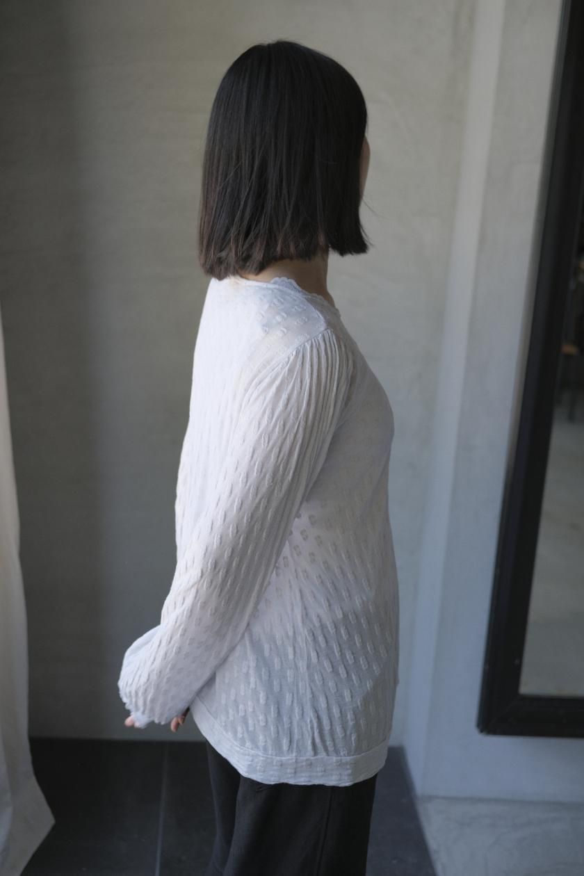 美品GASA ガサ　パフスリーブブラウス　白 美品GASA ガサ パフスリーブブラウス 白